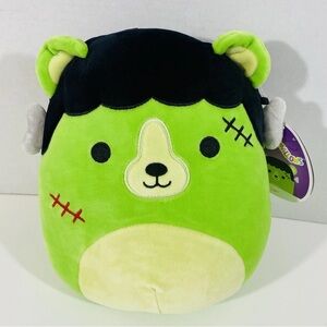 NWT Squishmallow Halloween Len Frankenstein Bear 12” Aldi Exclusive Plush Cute